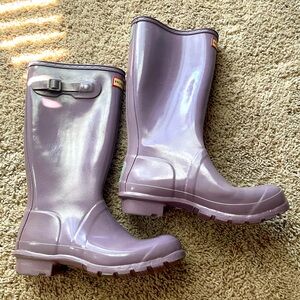 Hunter Tall Boots Lavender